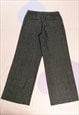 VINTAGE FLARE TROUSERS Y2K PREPPY WIDE-LEG SUIT PANTS