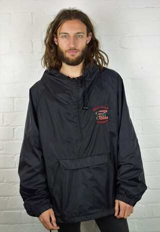 VINTAGE 90'S PULLOVER RAIN JACKET