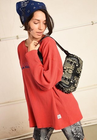 VINTAGE Y2K KITSCH MONOGRAM LOGOMANIA MINI SHOULDER BAG