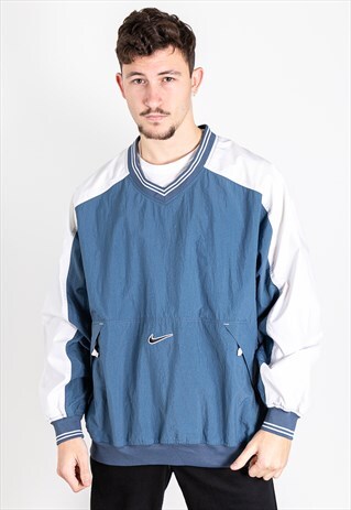 RETRO 80'S NIKE V-NECK PULLOVER JACKET / S0772