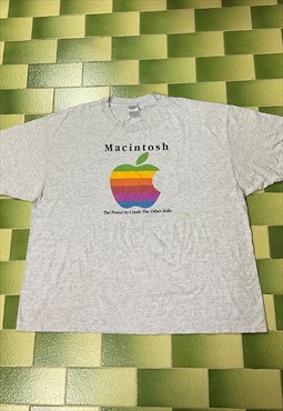 Vintage 90s Apple Macintosh T-Shirt Single Stitch