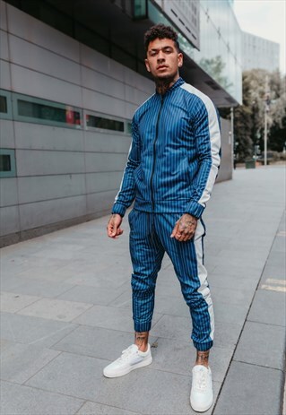 mens skinny fit tracksuit