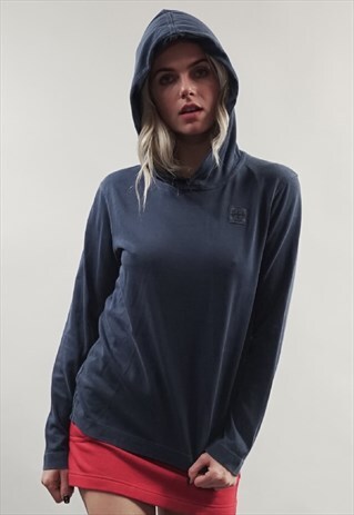VINTAGE 90'S BLUE STONE ISLAND HOODIE