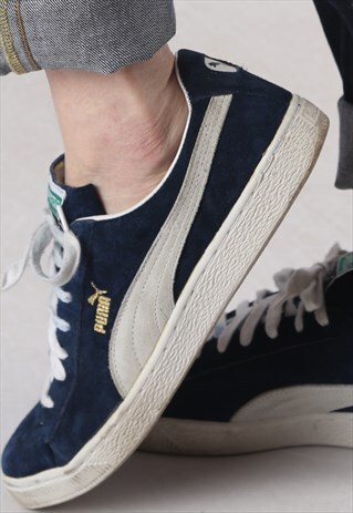 PUMA 90'S TRAINERS UK 11 US 12 (3DL) SUEDE 1994