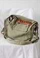 Vintage 00s Crossbody Satchel Messenger Bag 