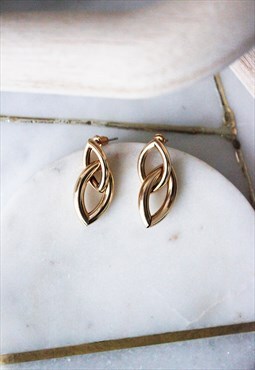 Gold Dainty Chain Link Everyday Minimalist Earrings