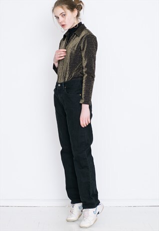 LEVI'S BLACK RETRO JEANS