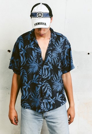 VINTAGE 90S BOTANICAL PRINT SHIRT