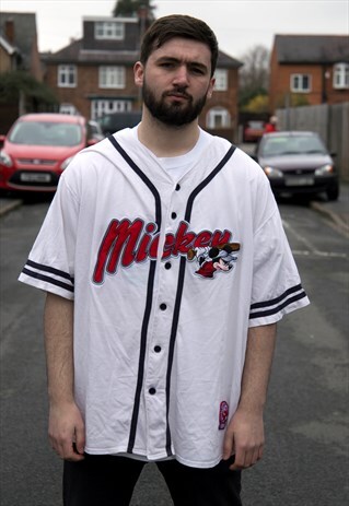 VINTAGE DISNEY MICKEY MOUSE BASEBALL JERSEY