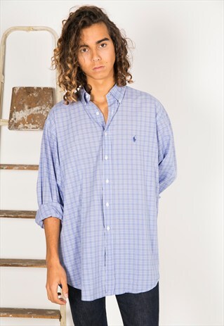 VINTAGE 80S POLO RALPH LAUREN SHIRT / R069