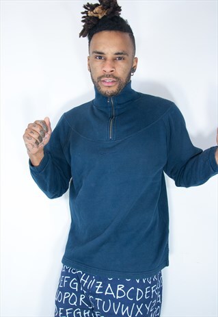 RARE CHAMPION 1/4 ZIP EMBROIDED SWEATSHIRT