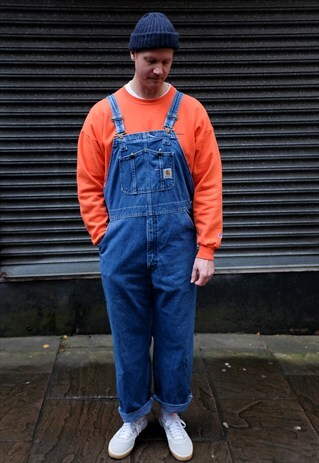 VINTAGE CARHARTT DENIM WORKWEAR DUNGAREES