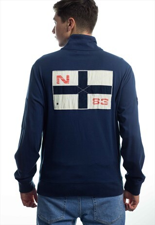 VINTAGE NAUTICA LOGO JACKET 90S L 20.8