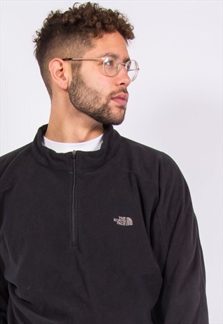THE NORTH FACE 1/4 ZIP FLEECE SWEATSHIRT