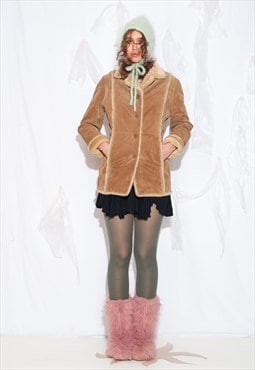 Vintage Y2K Penny Lane Coat in Brown