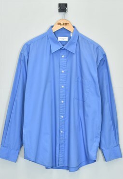 Vintage Yves Saint Laurent Shirt Blue XXLarge