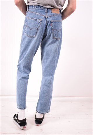 LEVI'S 597 MENS VINTAGE JEANS W30 L30 BLUE 90S