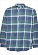 Chaps Checked Classic Blue, Red & Green Shirt - S