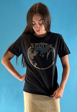 Vintage 1970s Style The Doors Graphic Band Tee
