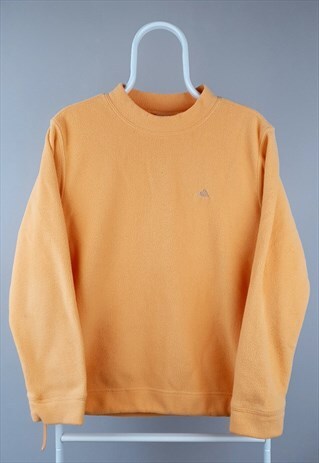 VINTAGE ADIDAS FLEECE 90S SWEATSHIRT PASTEL ORANGE PEACH