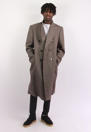 VINTAGE PATTERNED HEAVY COAT
