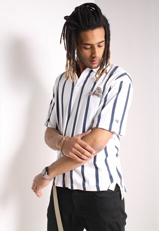 VINTAGE CHAMPION POLO SHIRT WHITE