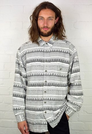 VINTAGE 90'S PATTERNED SHIRT