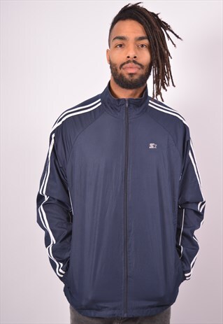 VINTAGE STARTER TRACKSUIT TOP JACKET BLUE
