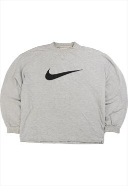 Vintage 90's Nike Sweatshirt Swoosh Heavyweight Crewneck