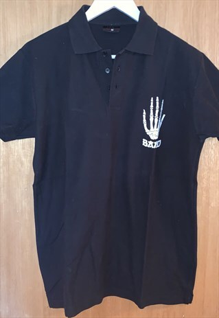 VINTAGE BAAD POLO BLACK CUSTOM BAAD YAKUZA