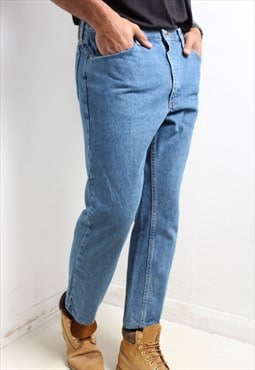 Vintage Lee Mens Straight Leg Jeans 90's Blue W36 L30