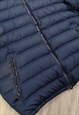 FILA PUFFER JACKET WITH HOOD IN NAVY BLUE SIZE LARGE