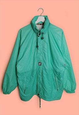 KWAY Vintage 90's Unisex Rain Jacket Parka Windbreaker