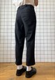 VINTAGE BURBERRY PANTS SUIT TROUSERS 80S CHARCOAL GREY