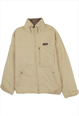 Vintage 90's Fila Windbreaker Lightweight Full Zip Up Tan