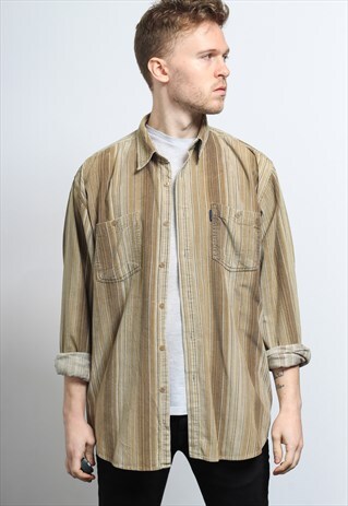 VINTAGE CORDUROY CORD SHIRT