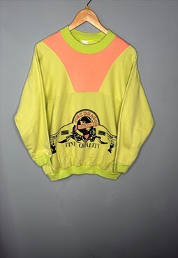 Vintage pink dragon neon colourway graphic sweatshirt
