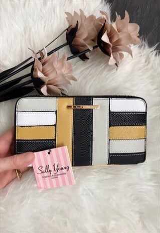 LARGE MUSTARD PURSE