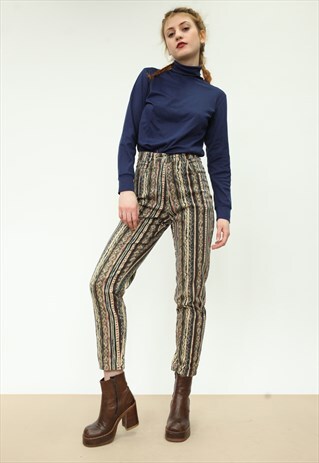 VINTAGE 90'S SIMPLY CHIC PRINTED MOM JEANS