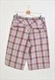 VINTAGE 90S CHECKED SHORTS