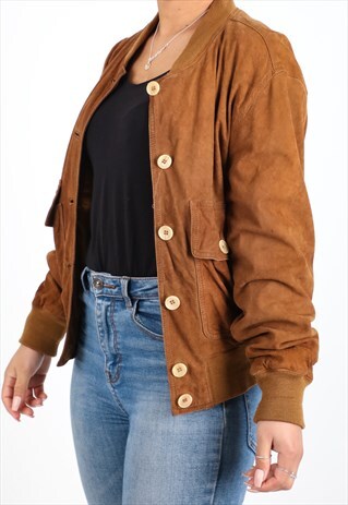 VINTAGE UNBRANDED SUEDE JACKET J714