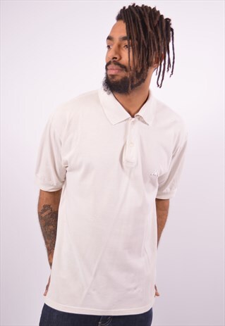 VINTAGE KAPPA POLO SHIRT WHITE