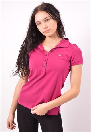 VINTAGE LACOSTE POLO SHIRT PURPLE