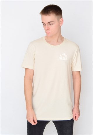 BEIGE BUDDHA (WHITE) T-SHIRT