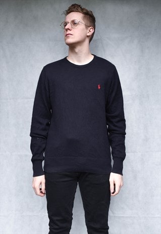 SLIM FIT CREW NECK JUMPER SIZE L