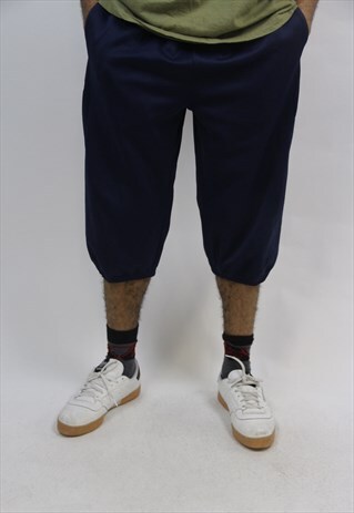 VINTAGE KAPPA 90'S LONG NAVY SHORTS