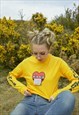 'WEAR YOUR MASK' LONG SLEEVED T-SHIRT YELLOW