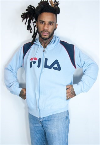 EMBROIDED FILA HOODIE