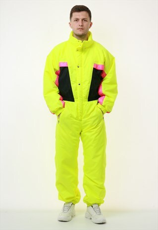 90s Italian Light Vintage Skisuit Jumpsuit Overalls 18426