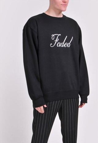 BLACK FADED SWEATSHIRT